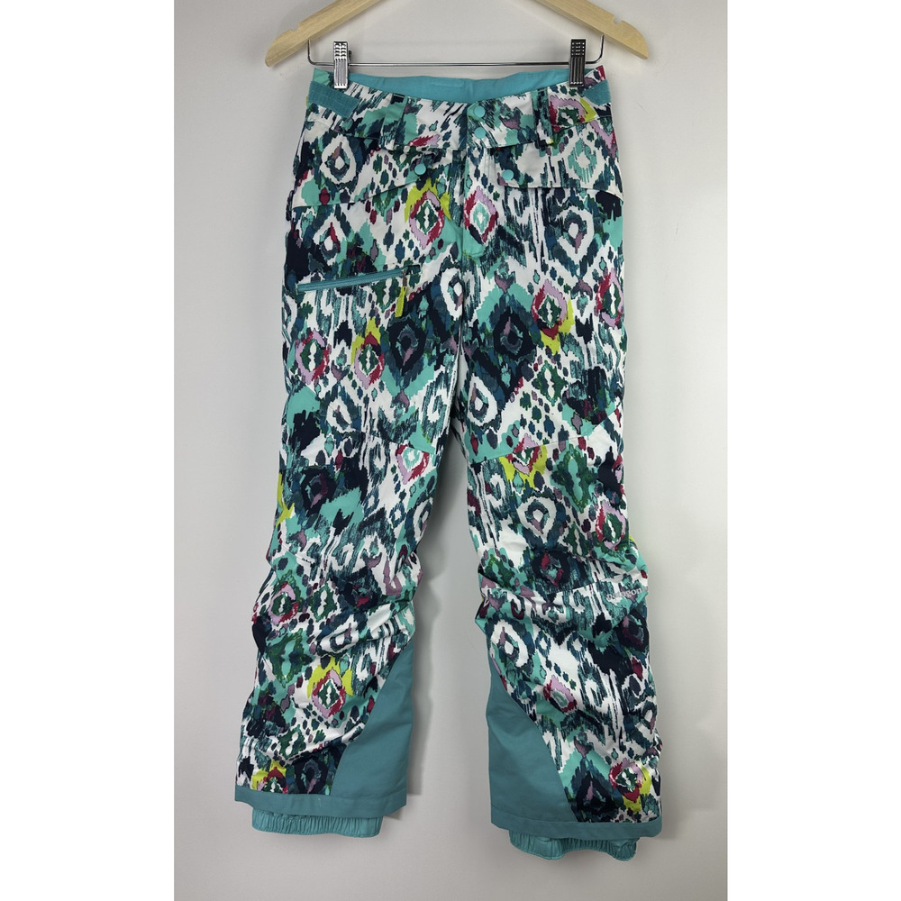 *Flawed Patagonia Girls Snowbelle Pants Ski Snowboard Multi Color No Size Large? - Picture 2 of 15